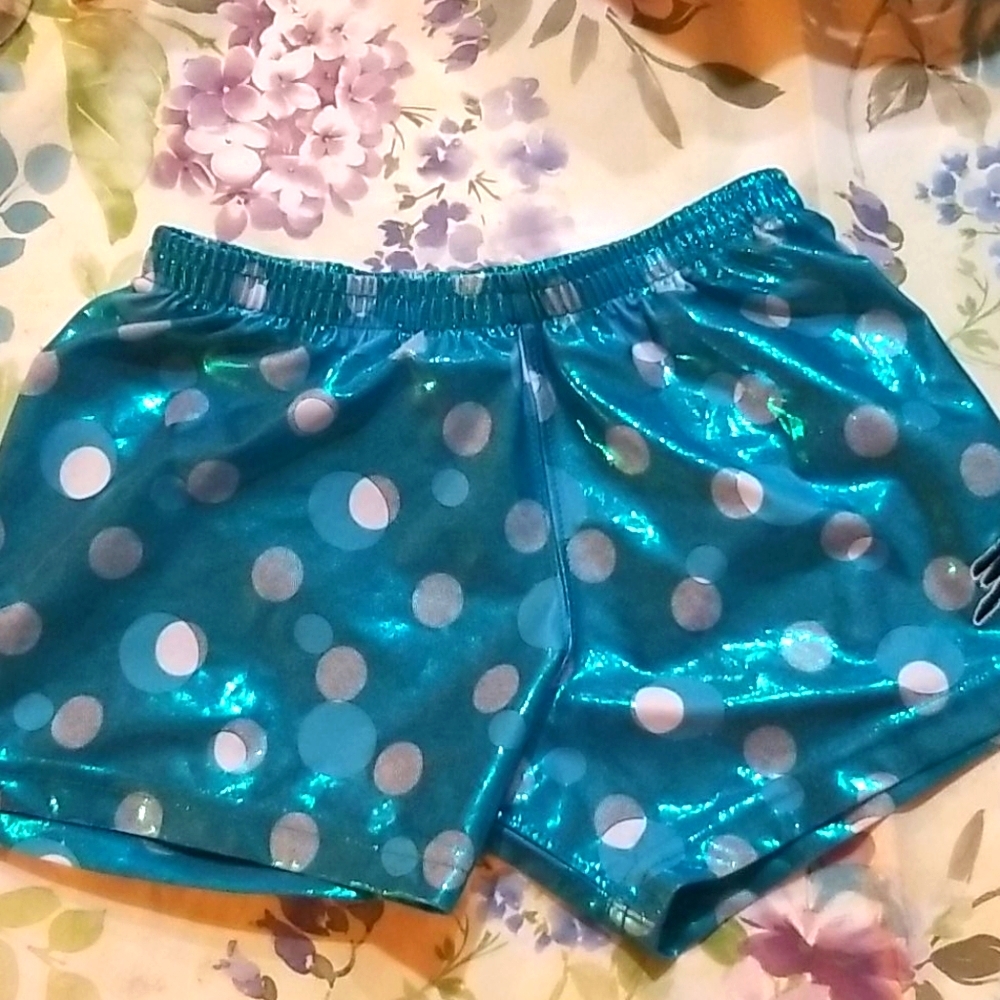 NewTurquoise Metallic Blue/White Dot FestivalWear